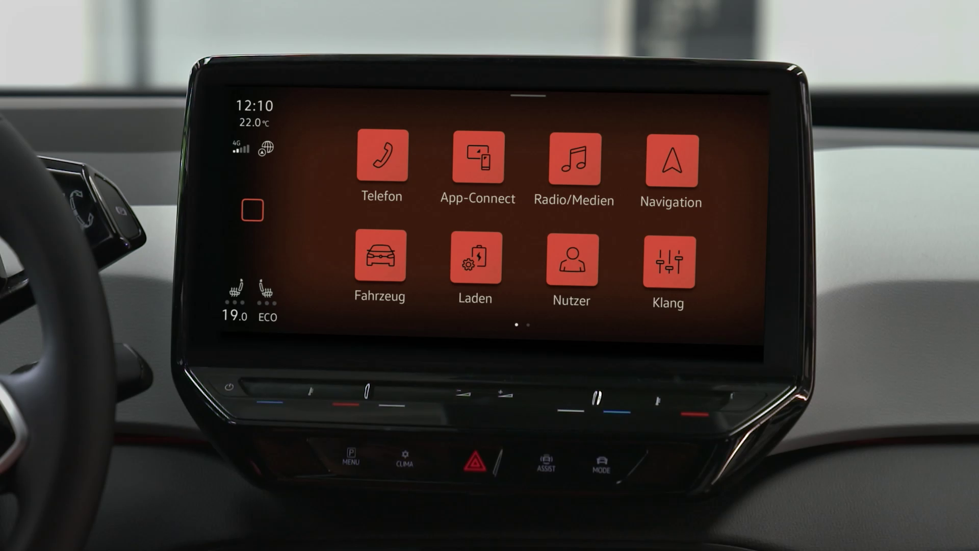 Entdecken Sie das Infotainmentmenü in Ihrem ID. 
