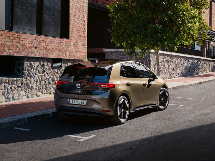 Ansicht der VW ID.3. IQ.LIGHT LED-Rückleuchten