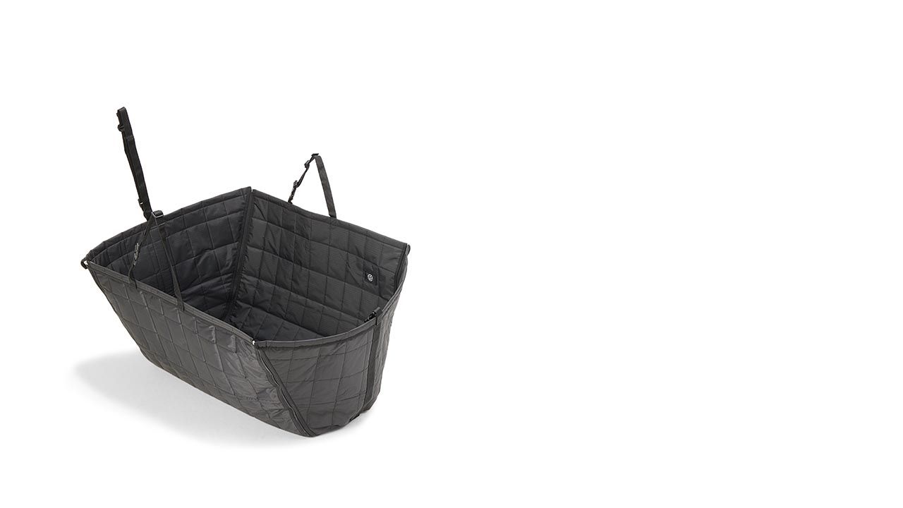 Volkswagen Hundezubehör Fondschutzdecke mit geschlossenen Reißverschluss.