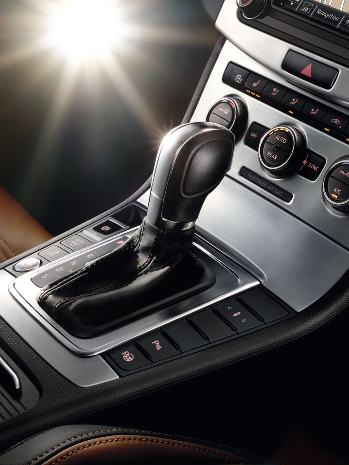 vw volkswagen cc doppelkupplungsgetriebe innen