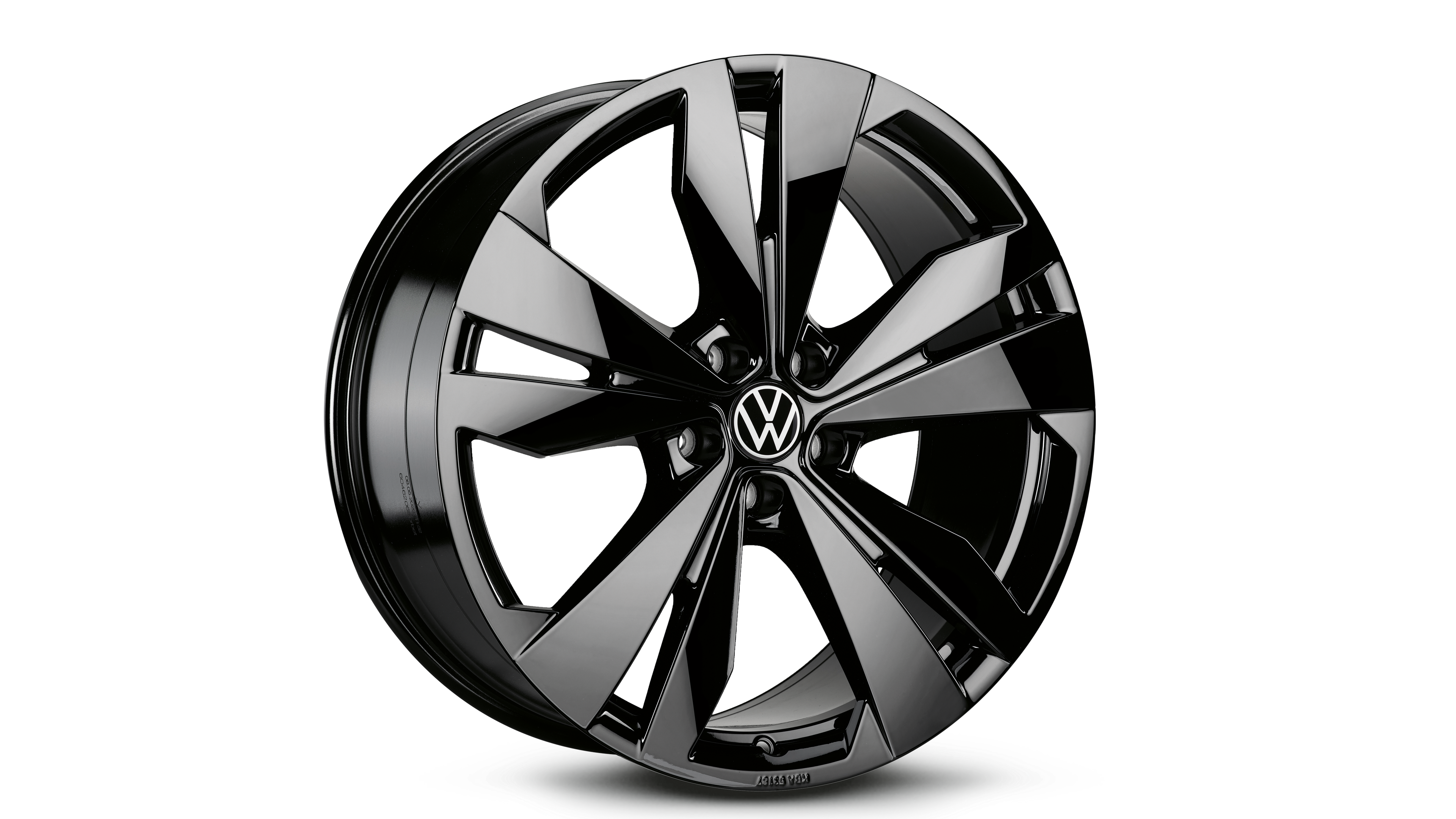 Volkswagen Leichtmetallfelge Loen Schwarz glänzend
