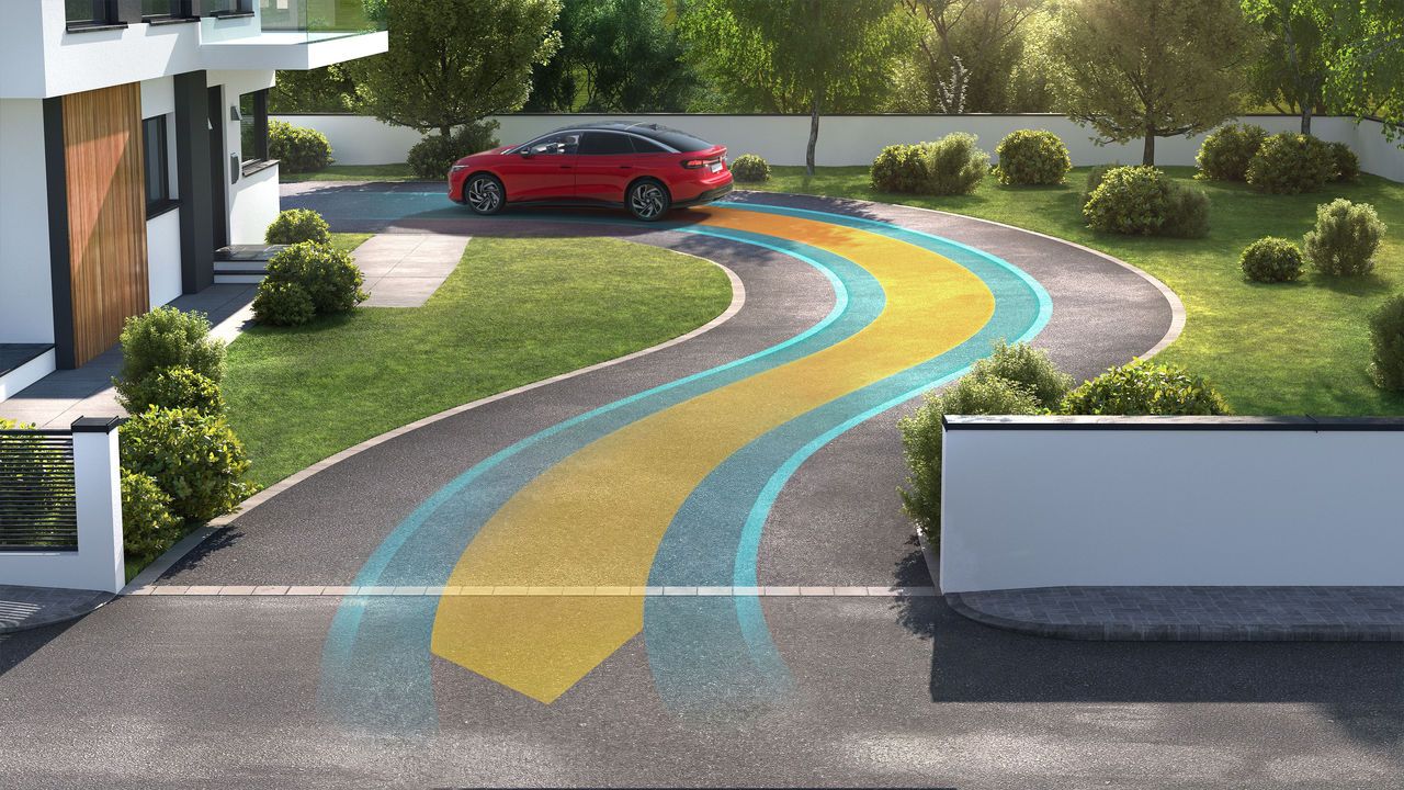 Der Rückfahrassistent des VW ID.7 GTX