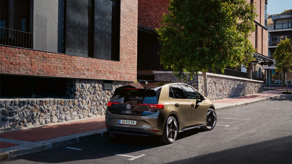 Ansicht der VW ID.3. IQ.LIGHT LED-Rückleuchten
