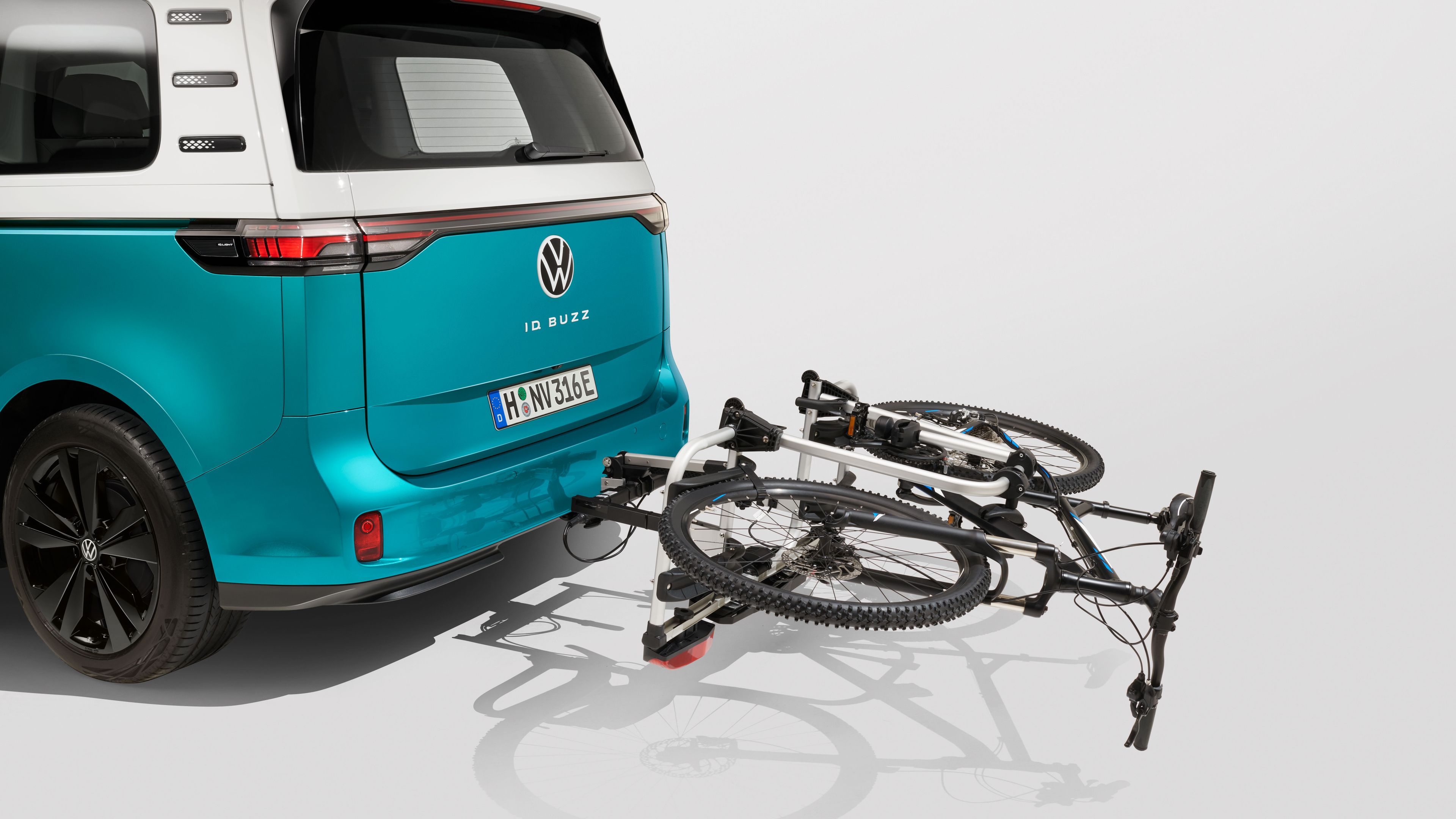 Volkswagen Basic Flex Fahradheckträger abgeklappt