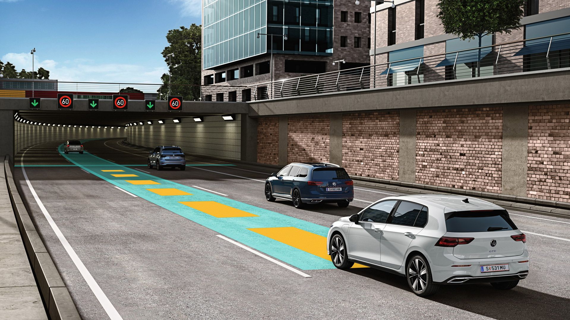 Travel Assist im Golf 8 GTE Vorgängermodell