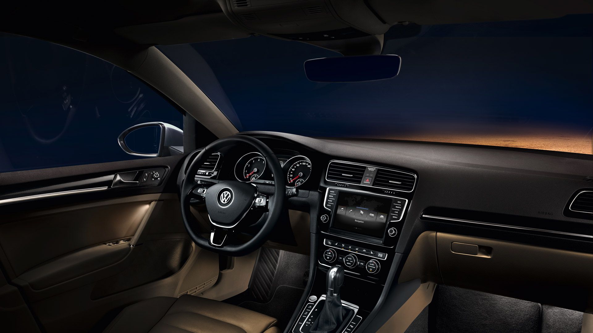 VW Golf 7 Vorgängermodell Ambientebeleuchtung