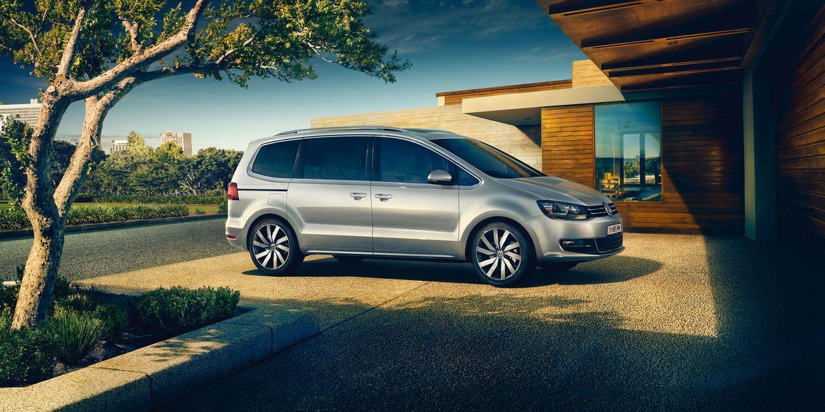 Seitenansicht des VW Sharan