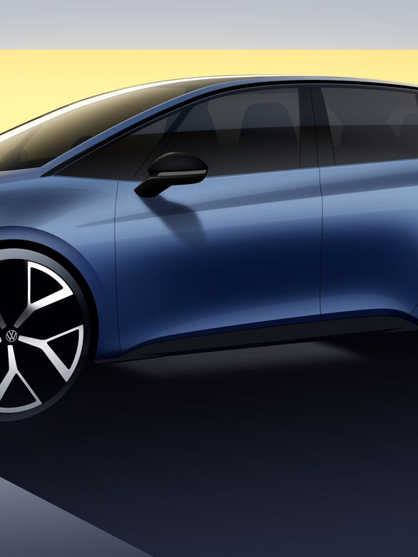Seitliche Ansicht der Designstudie des ID.3 Neo.