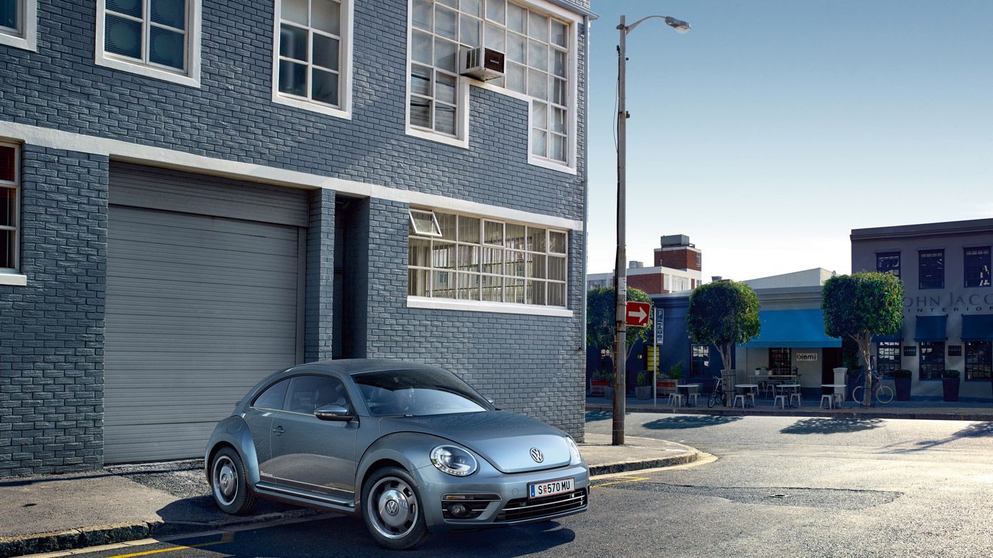 VW Beetle schräg von vorne