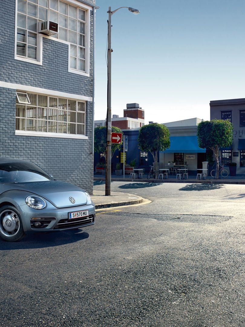 VW Beetle schräg von vorne