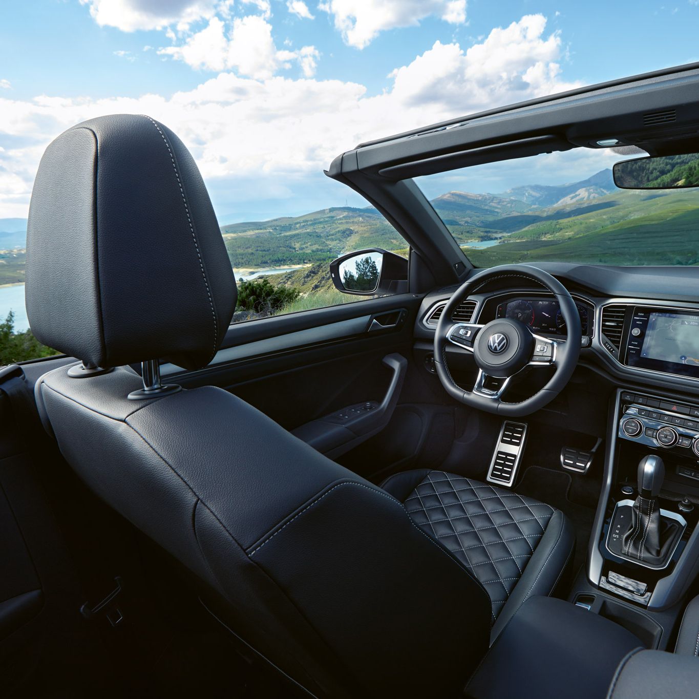 Fahrersitz des T-Roc Cabriolet