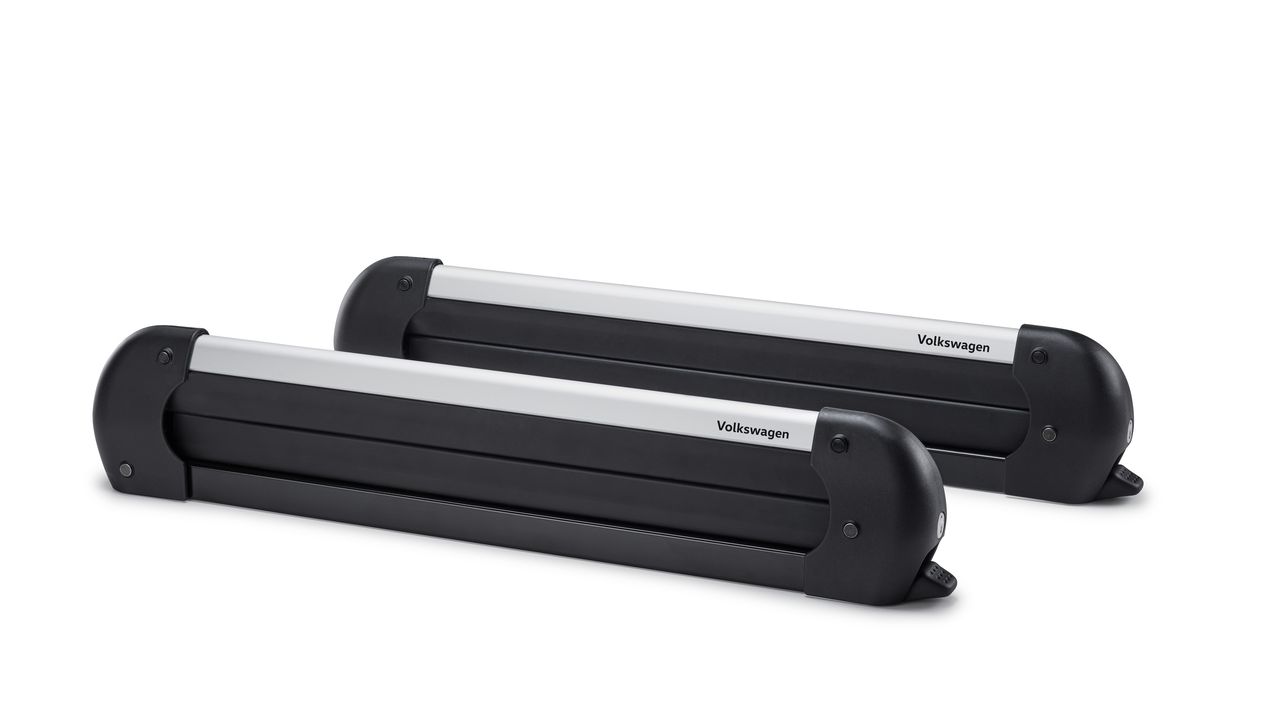 Volkswagen Snowboardhalter für 4 Paar Ski oder 2 Snowboards.