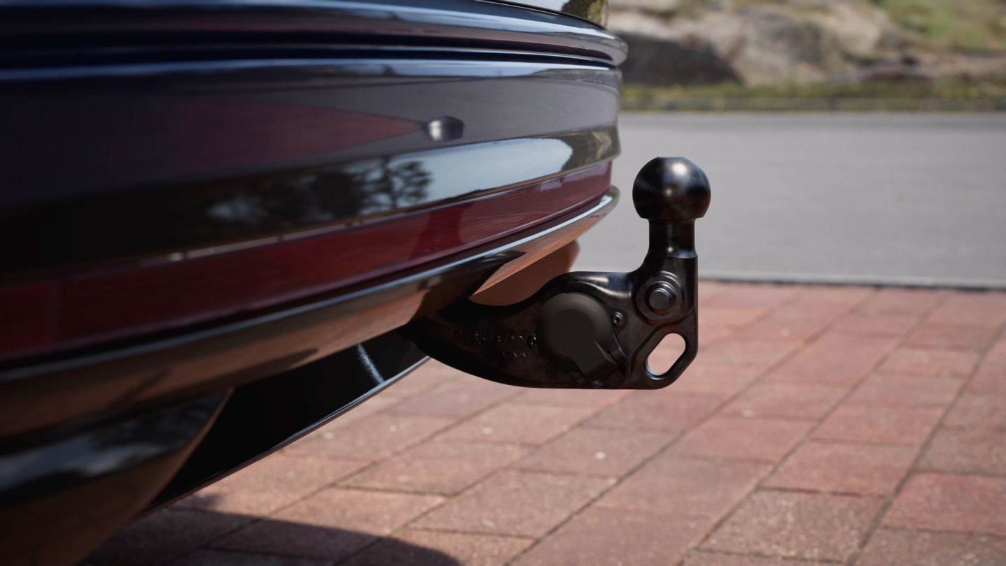 Anhängevorrichtung des VW ID.7 Tourer.