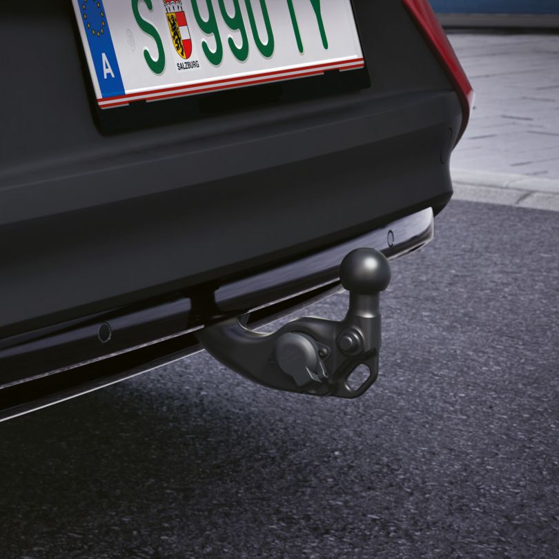 Detailaufnahme vom der Anhängevorrichtung vom ID.4 GTX 