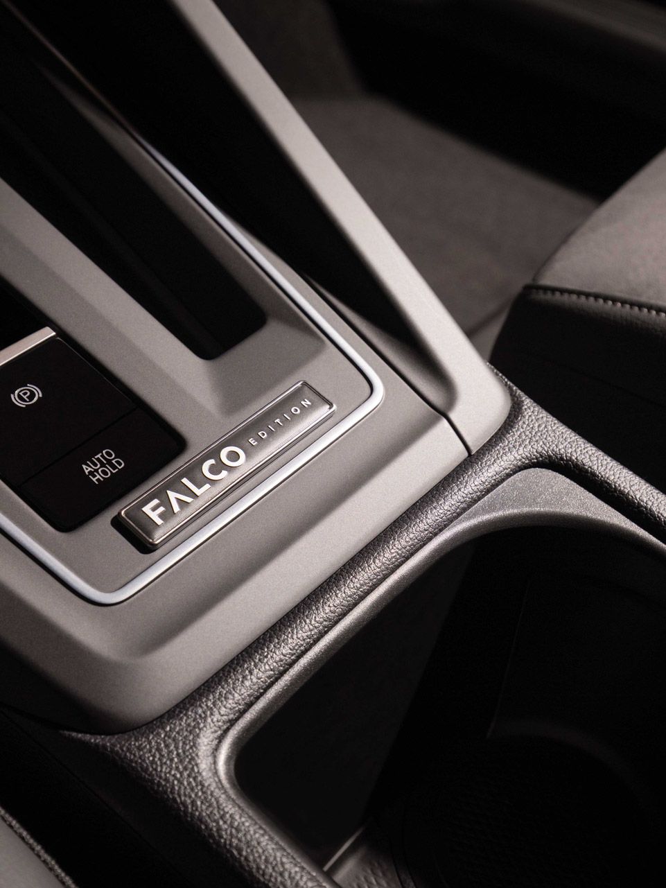 Eine Detailaufnahme des Interieurs der Golf Falco Edition