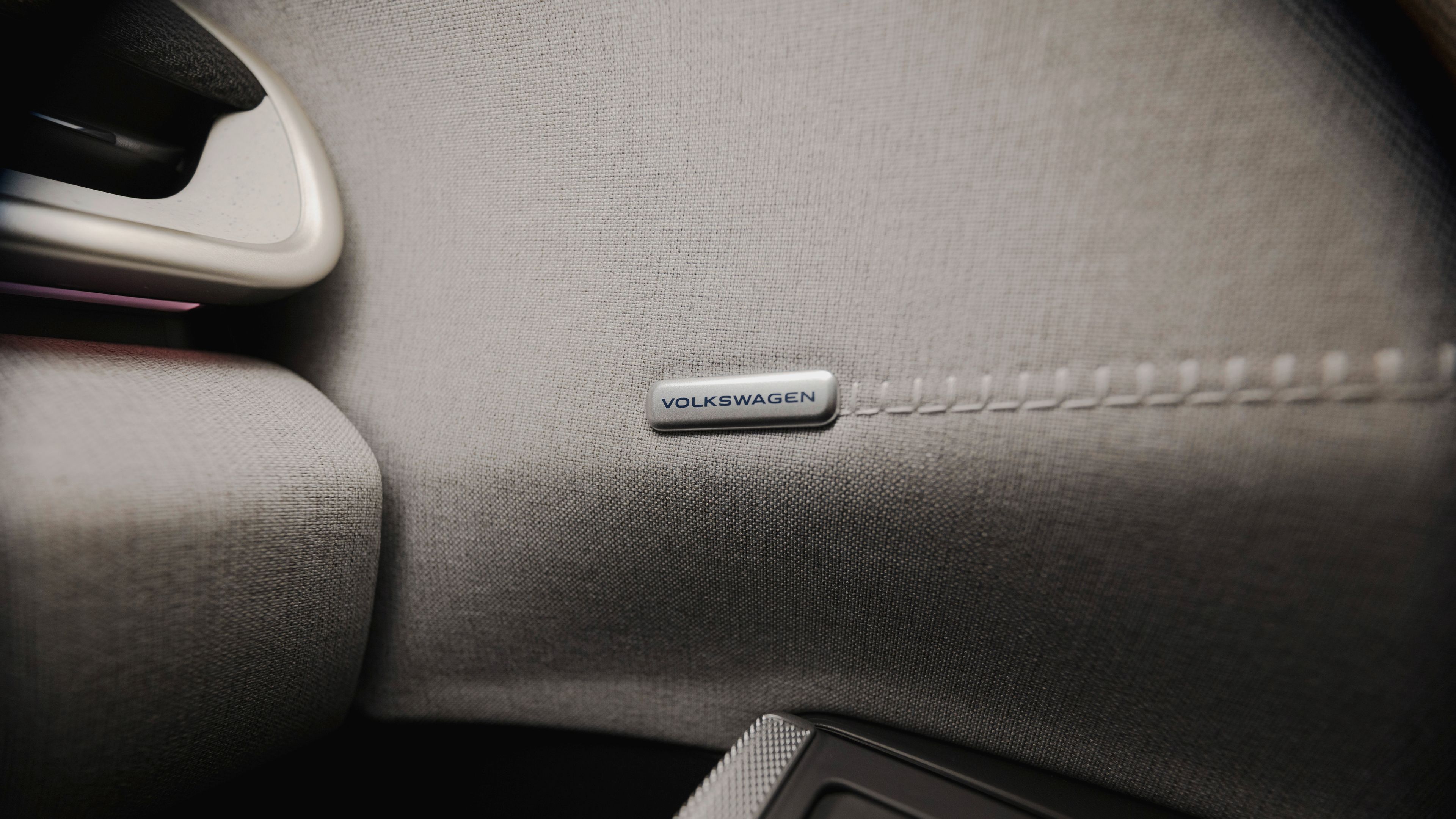 Volkswagen Naht im Interieur des VW ID. Polo