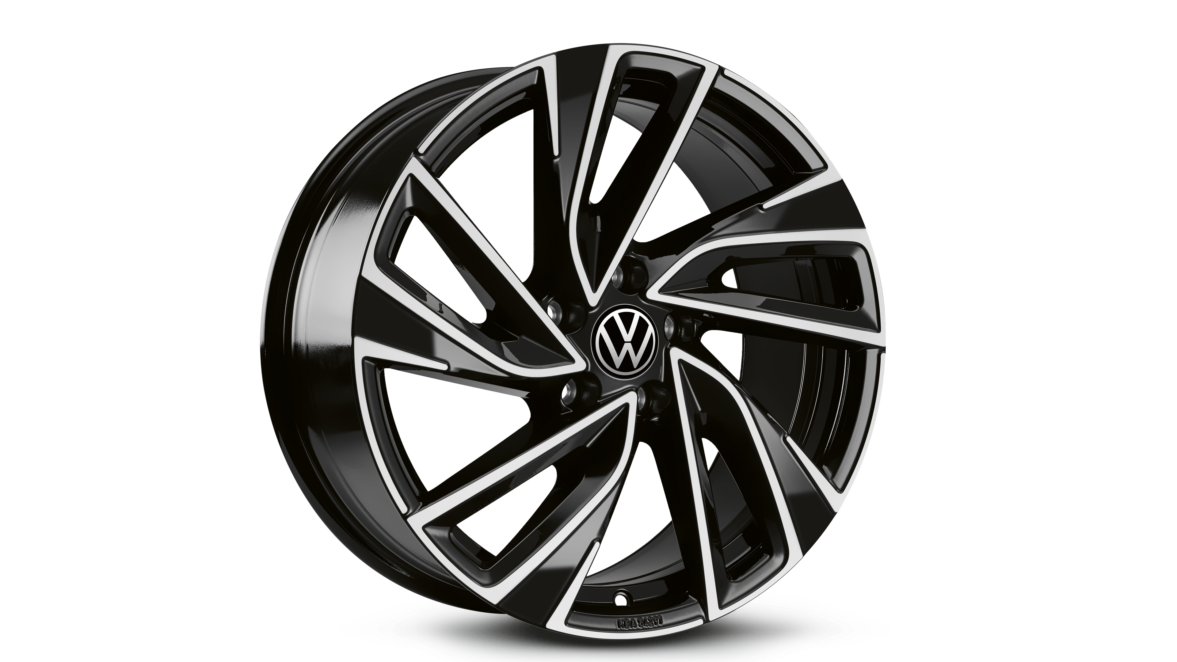 Volkswagen Felge Adelaide Schwarz glanzgedreht