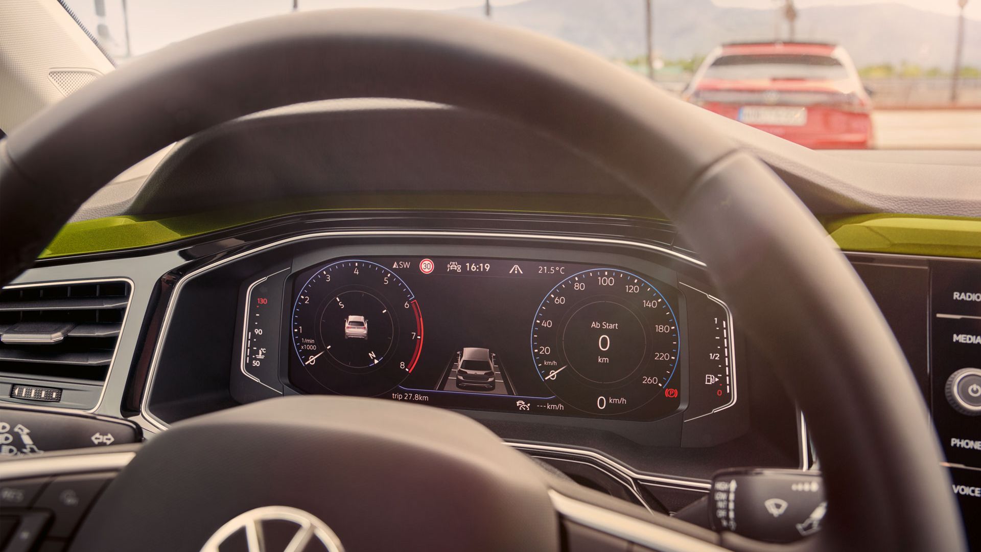 Digital Cockpit im VW Taigo Style
