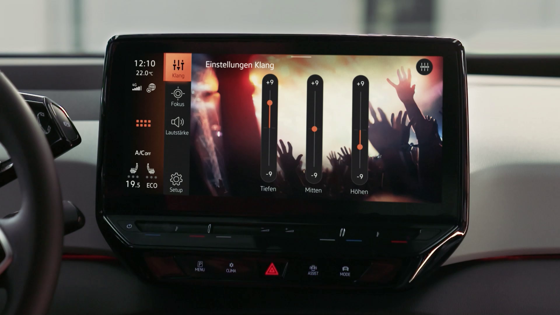 Sound- und Toneinstellungen im ID.