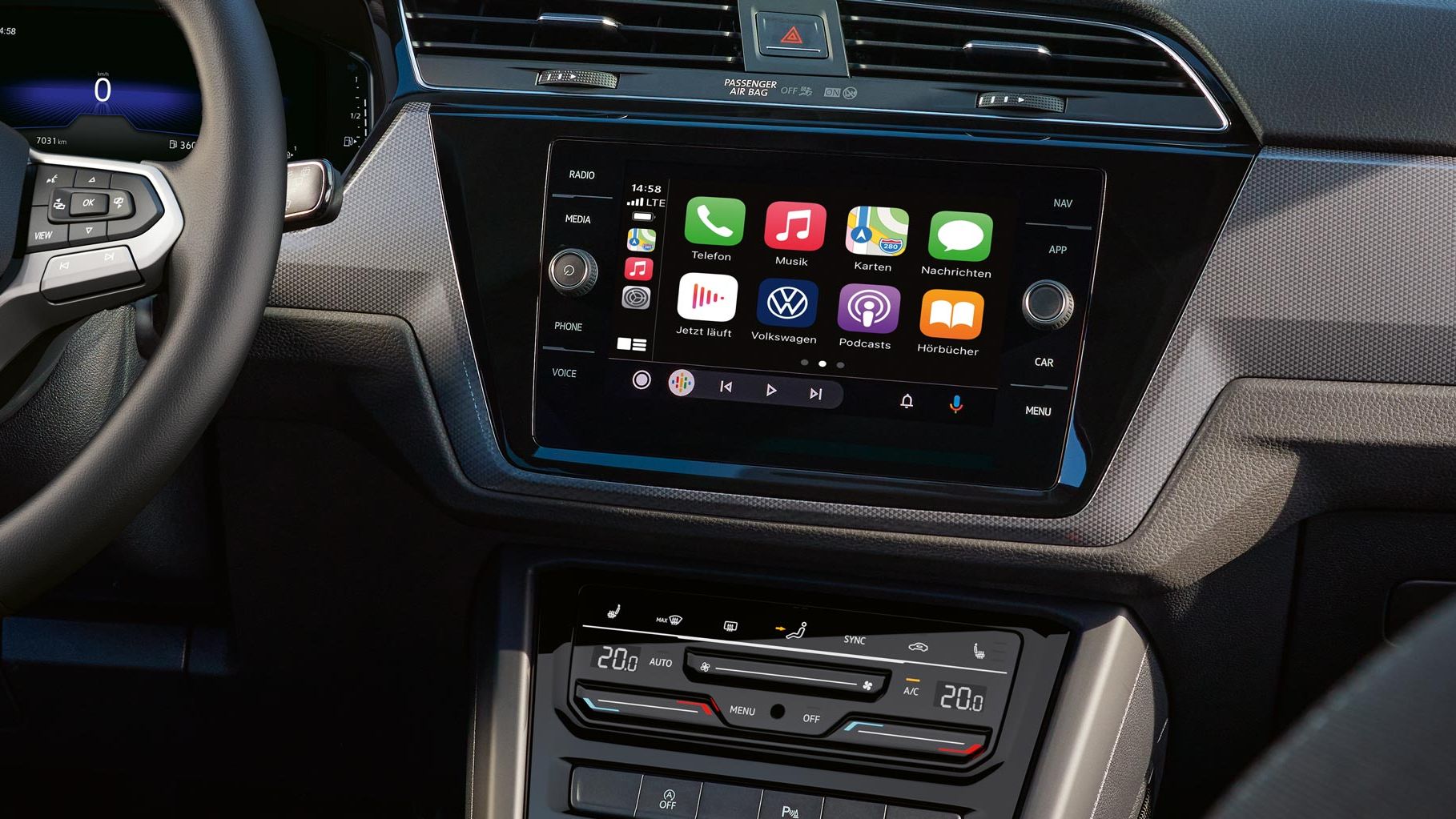 Infotainmentsystem des Touran