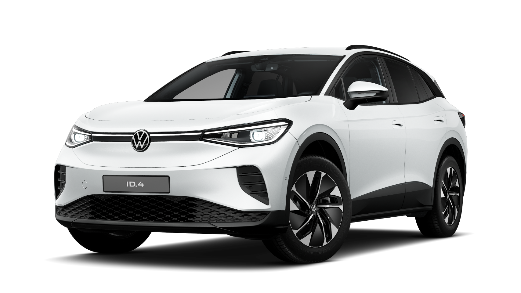 Frontansicht eines weißen ID.4 Pro Business