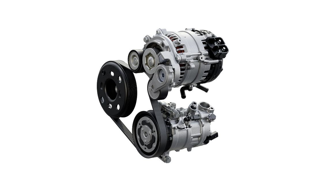 Der 48V-Riemen-Startergenerator des Passat eTSI 