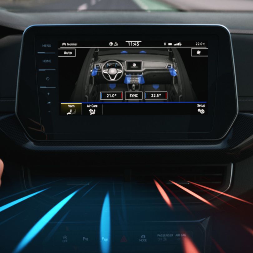Funktion der Klimaanlage Air Care Climatronic im VW T-Cross