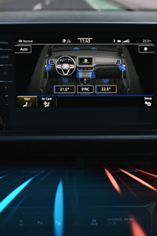 Funktion der Klimaanlage Air Care Climatronic im VW T-Cross