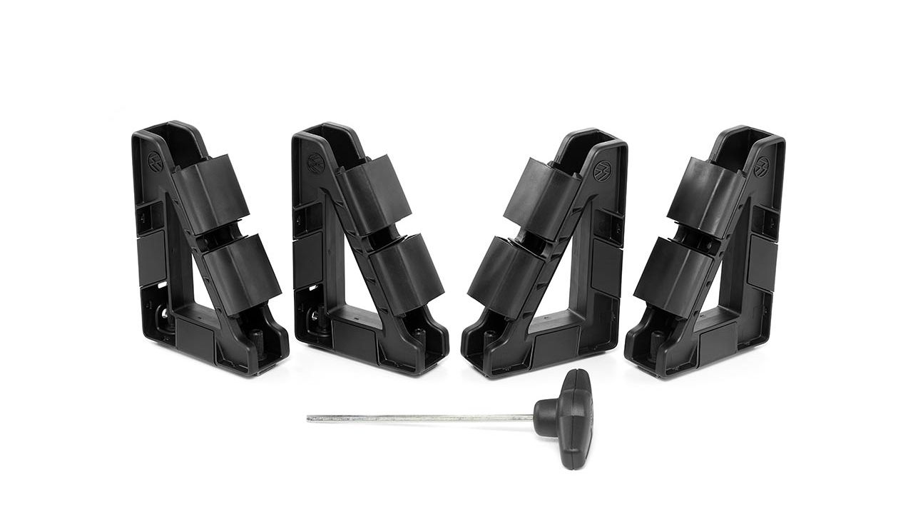 Volkswagen 4er Set Winkel Universalhalter für Dachträger.