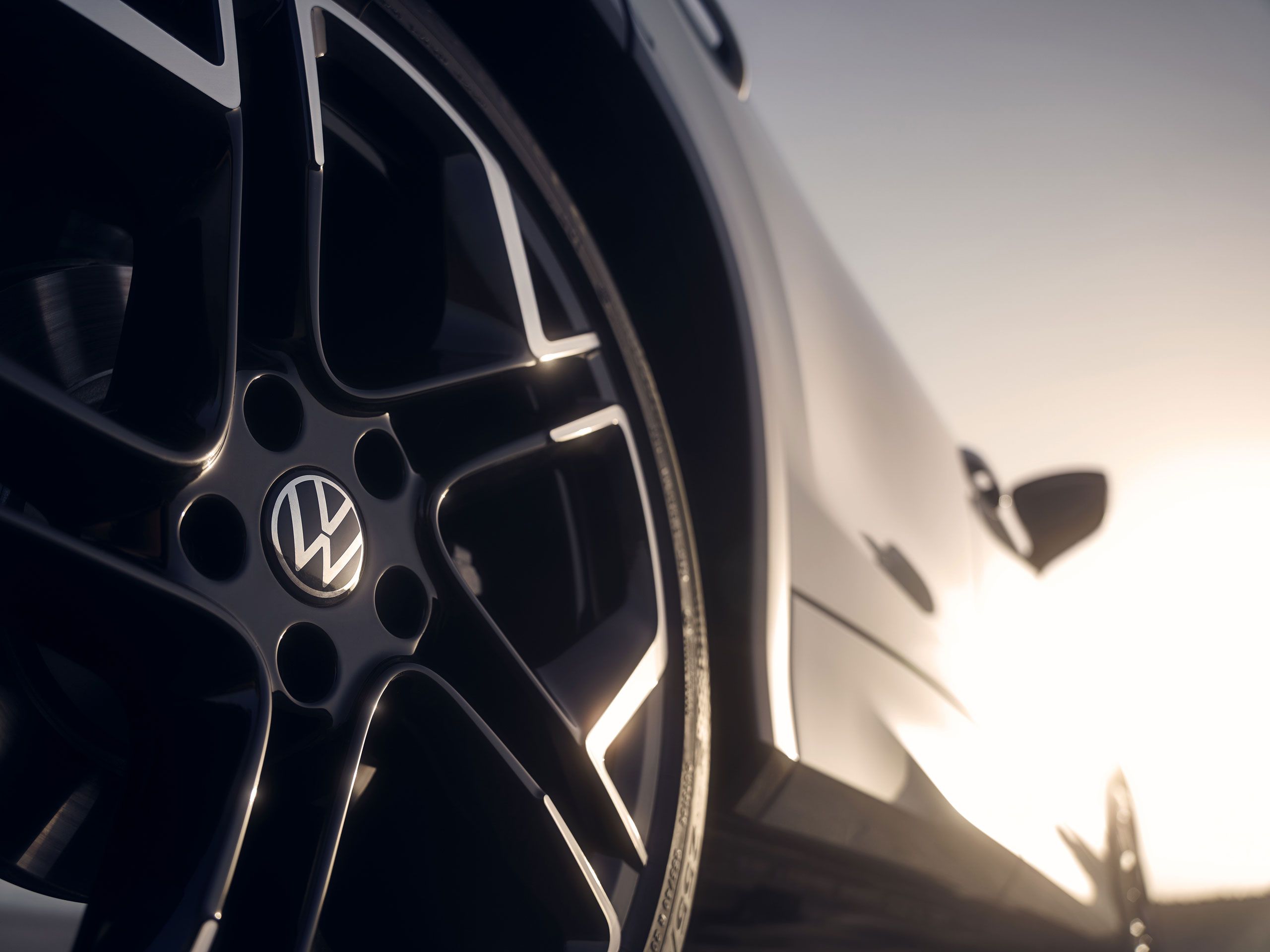 Die Felge eines VW Tayron - 20 Zoll York